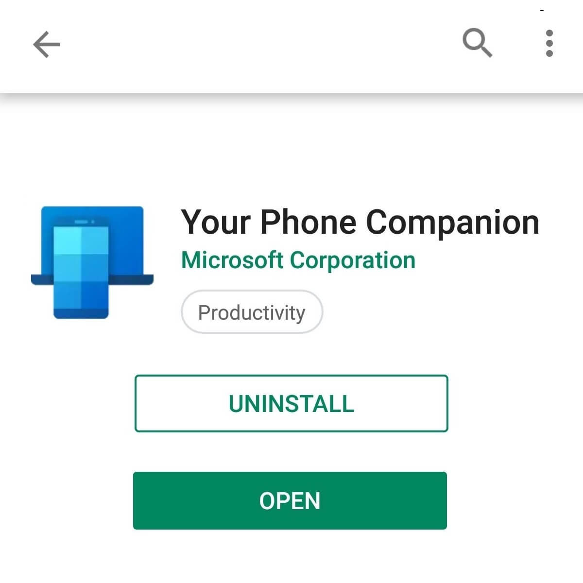 Phone companion App
