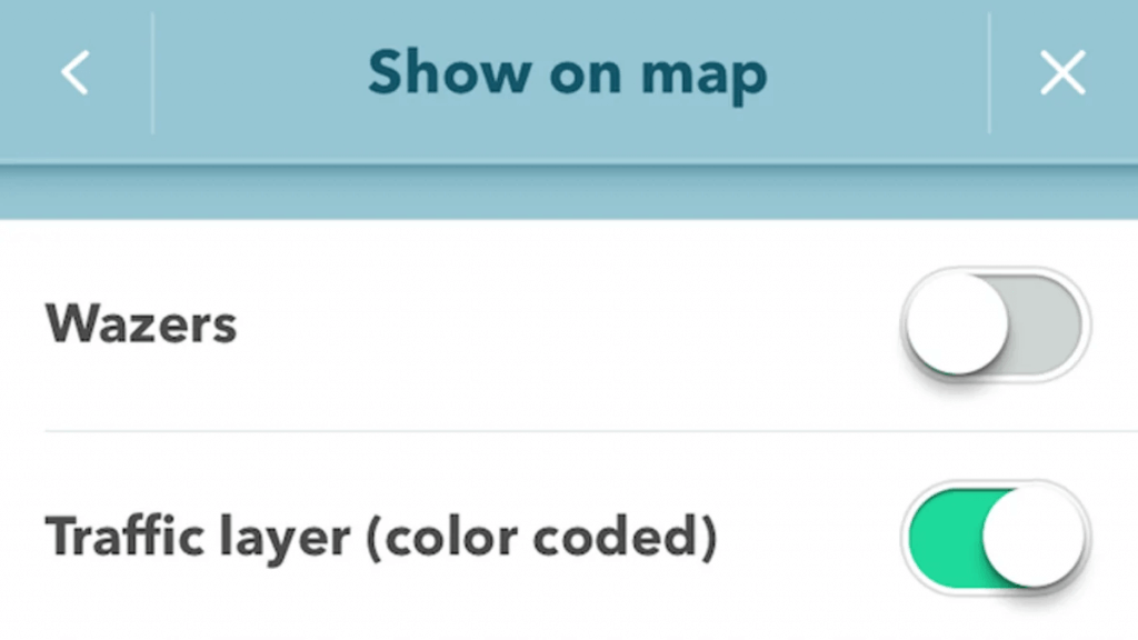 Waze not showing traffic reports