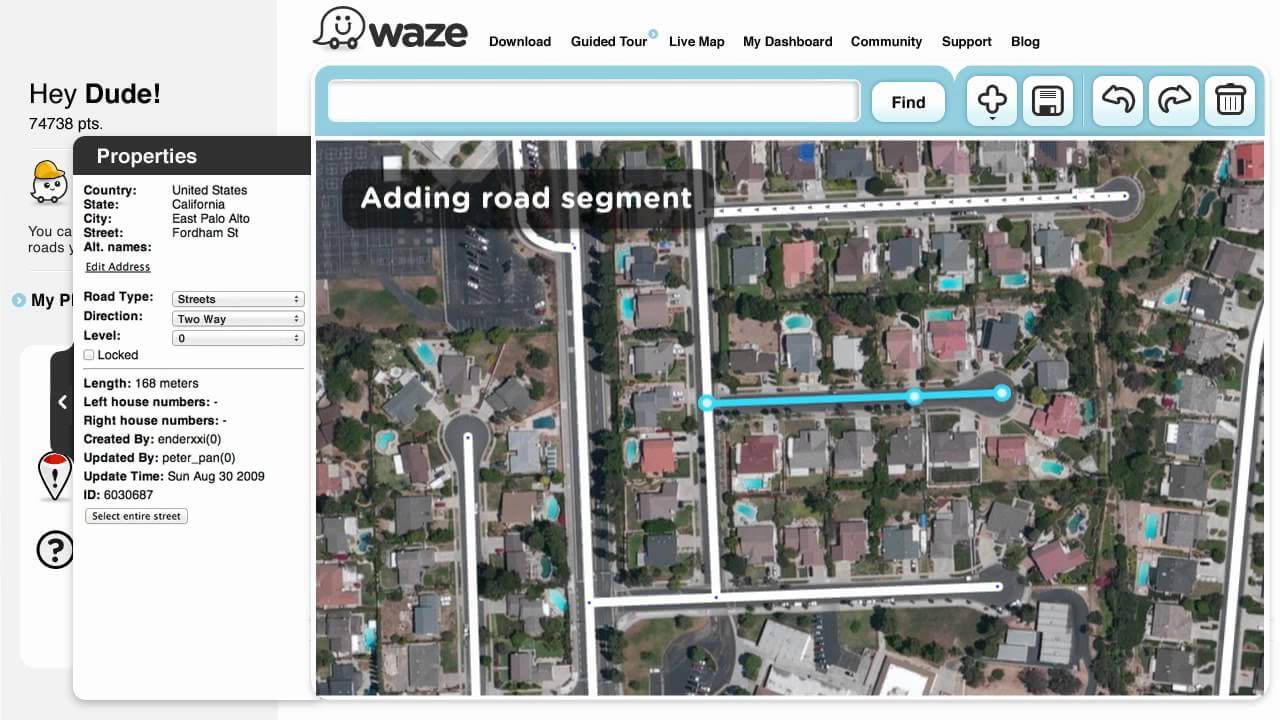 edit waze map with waze map editor