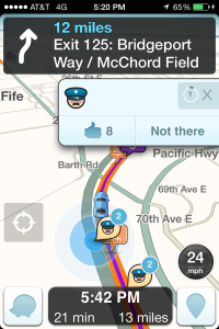 waze police alert sound not working