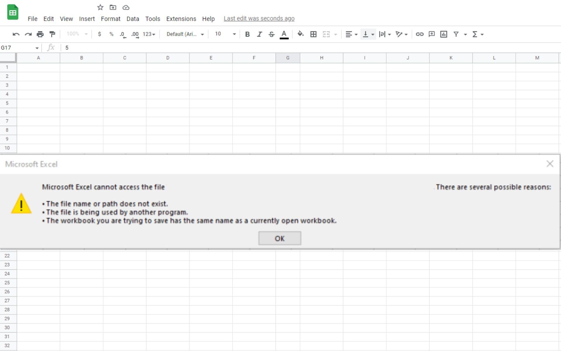 microsoft excel cannot access the file worksheet xlsx