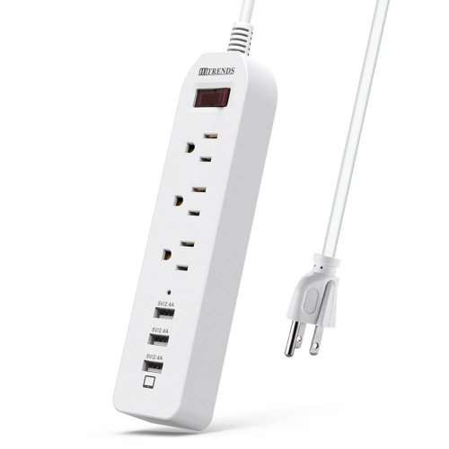 HITRENDS Power Strip Surge Protector with USB ports