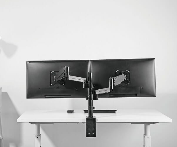 dual curved monitor gaming arm