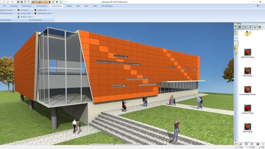 Facade preview Ashampoo 3D CAD Architecture