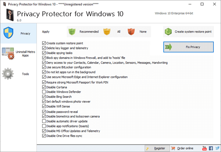 SoftOrbits Privacy Protector software