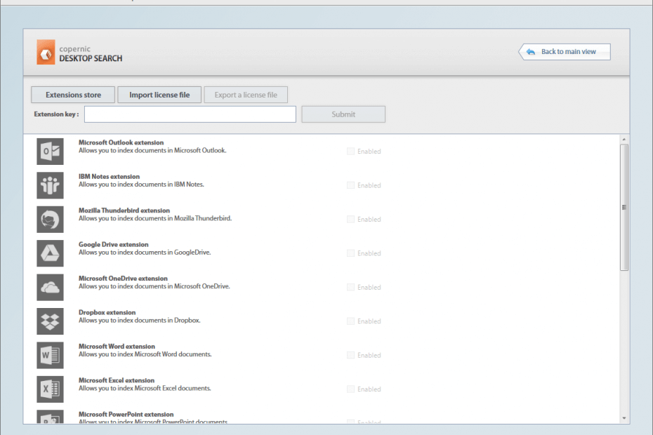 Copernic Desktop Search - Download for Windows 10