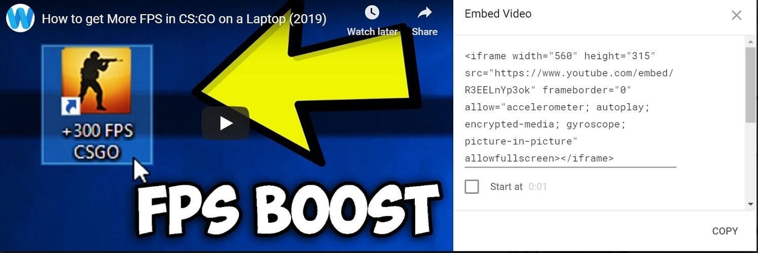 autoplay embedded YouTube videos