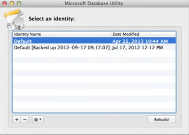 The Microsoft Database Utility Microsoft Database Utility outlook can't upgrade your database