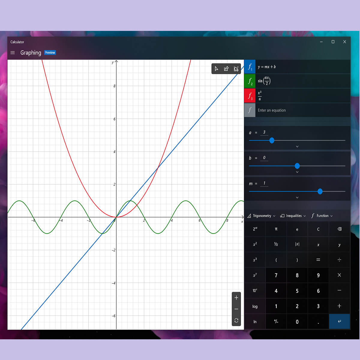 Windows 10 gets a new built-in graphing calculator this year