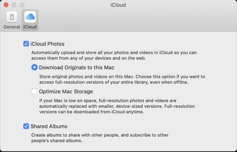 icloud window how to store photos on icloud not mac optimize mac storage