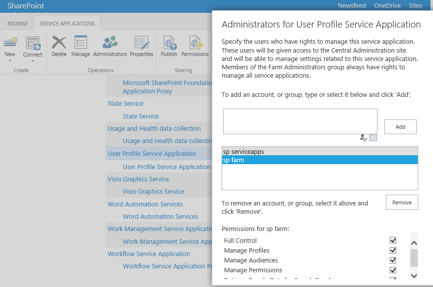 sharepoint profile sync