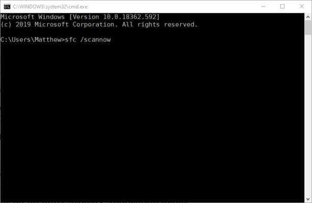 The sfc /scannow command google chrome unable to load dll