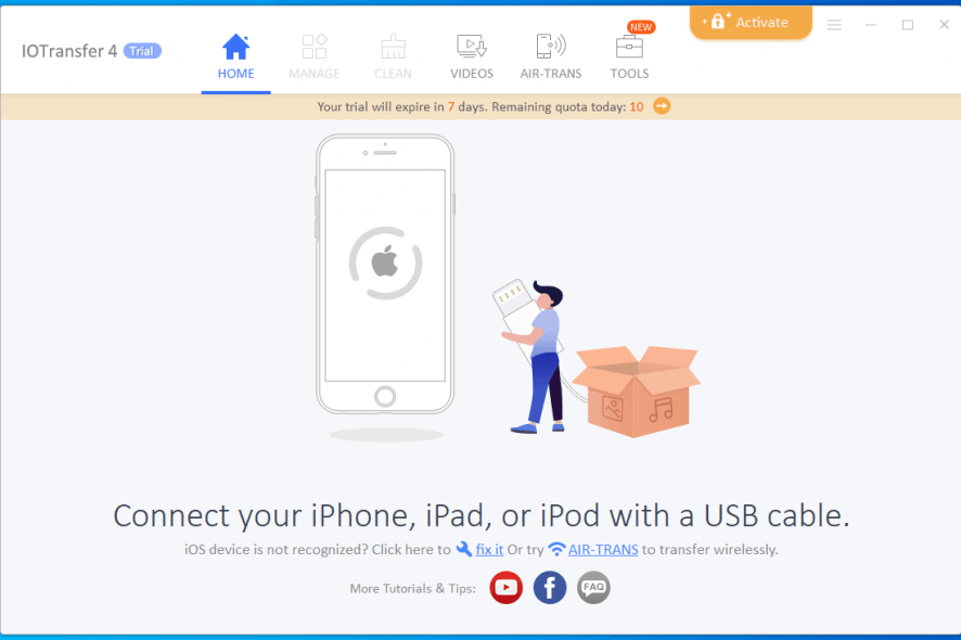 IOTransfer interface