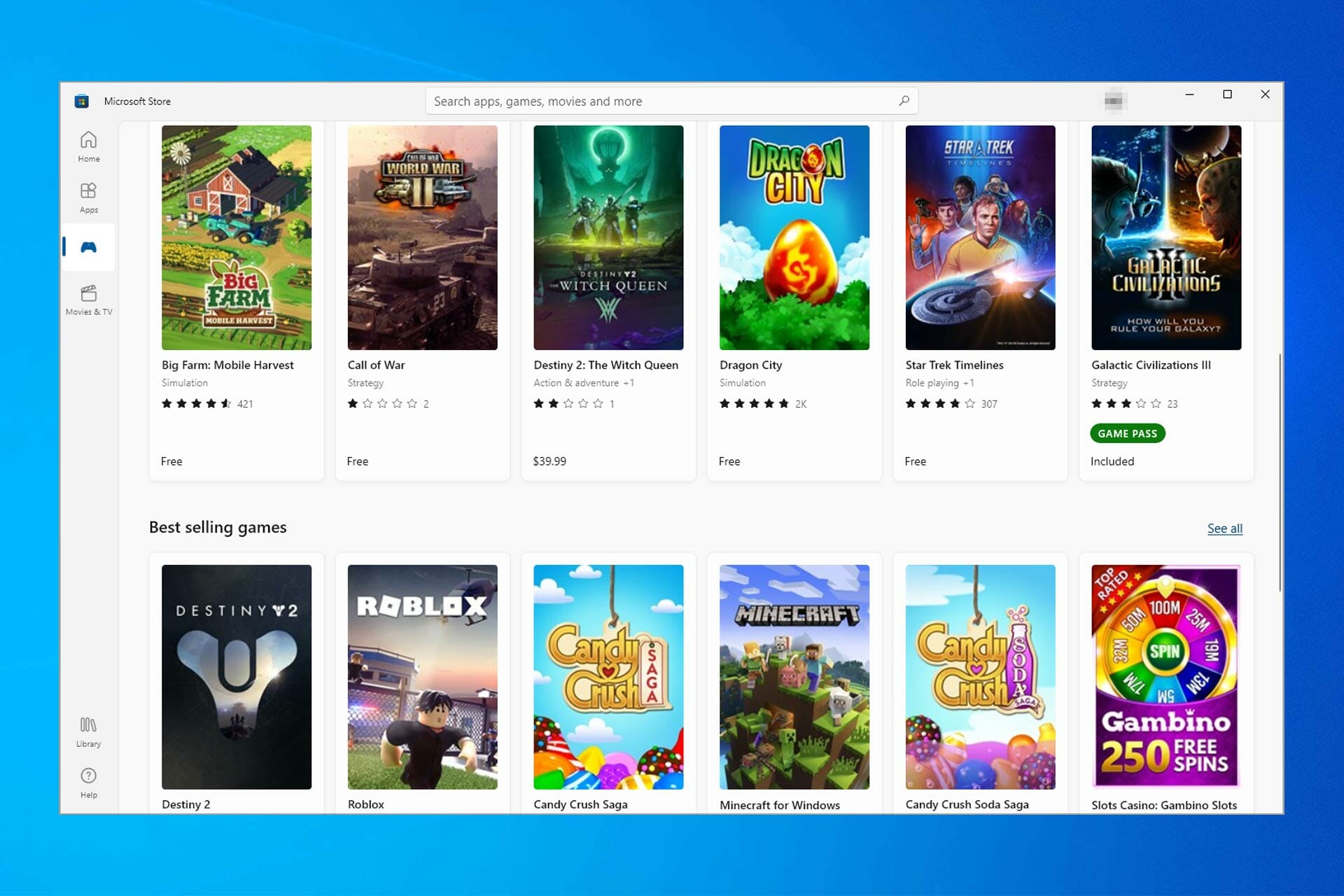 Play Store now testing downloads games on Windows -  news