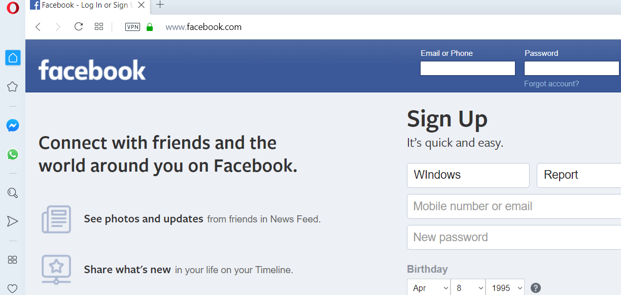 Bester Browser für Facebook ist Opera opera browser facebook
