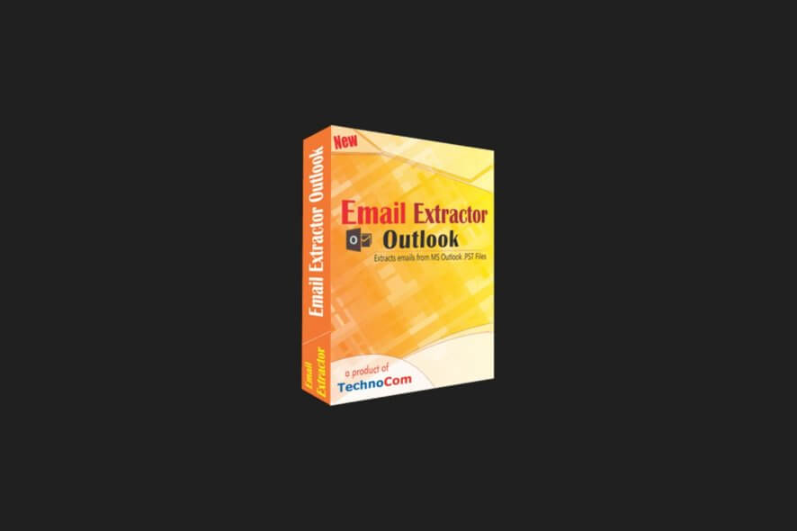 Technocom Email Extractor Outlook software