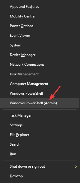 WinX menu - OneDrive can't run with full admin rights