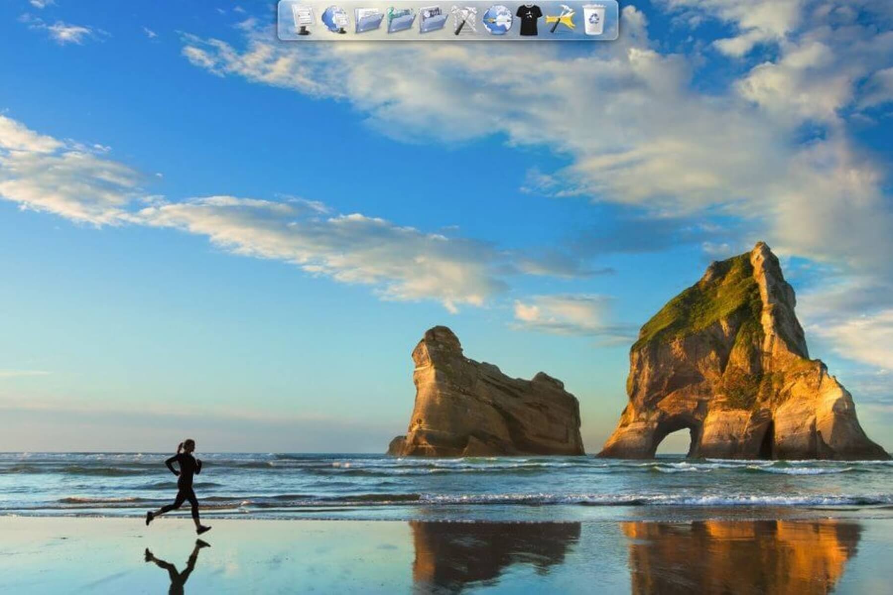 Interface of RocketDock