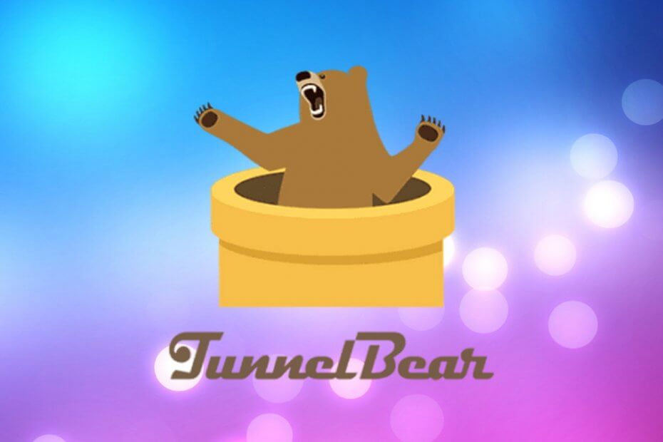 Picture of TunnelBear not working, no Internet access [Fixed]
