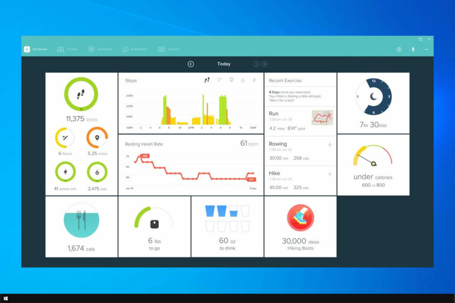 download fitbit app for windows 10 without store