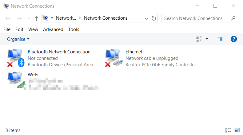 The Network Connections applet Network Connections applet hulu error 5005, 5003