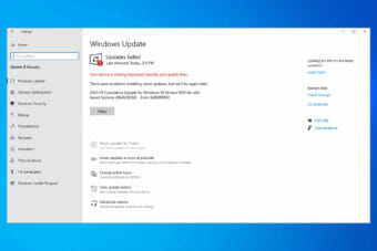 Install Error - 0x800f0900 Windows Update [Solved]
