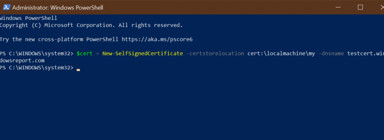 How to Create a Self-Signed Certificate in Windows 10