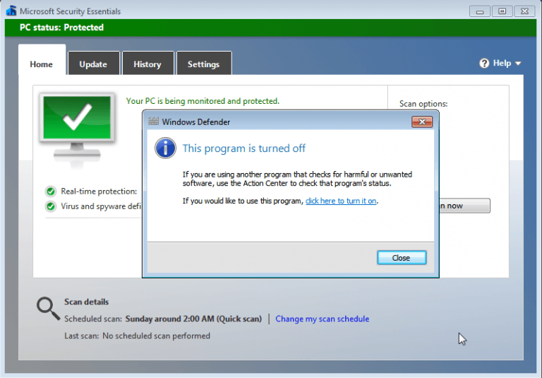 Download Microsoft Security Essentials