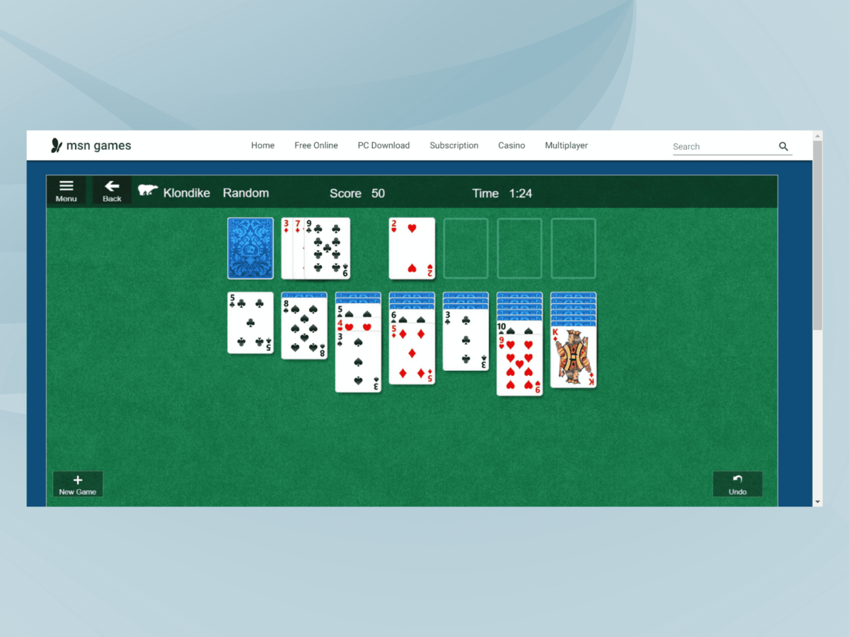 MSN Games - Microsoft FreeCell Solitaire is now on MSN