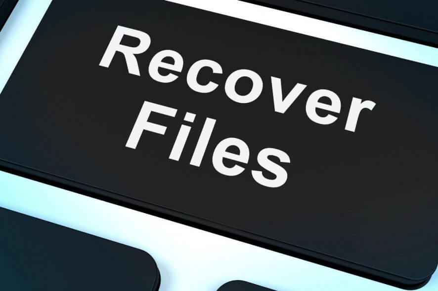 Restoring files in Windows 10