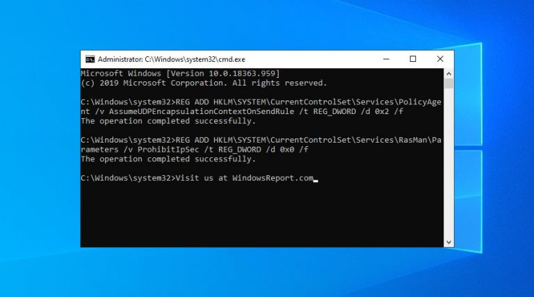 How to Make Windows 10/11 Connect to L2TP VPN: Registry Fix