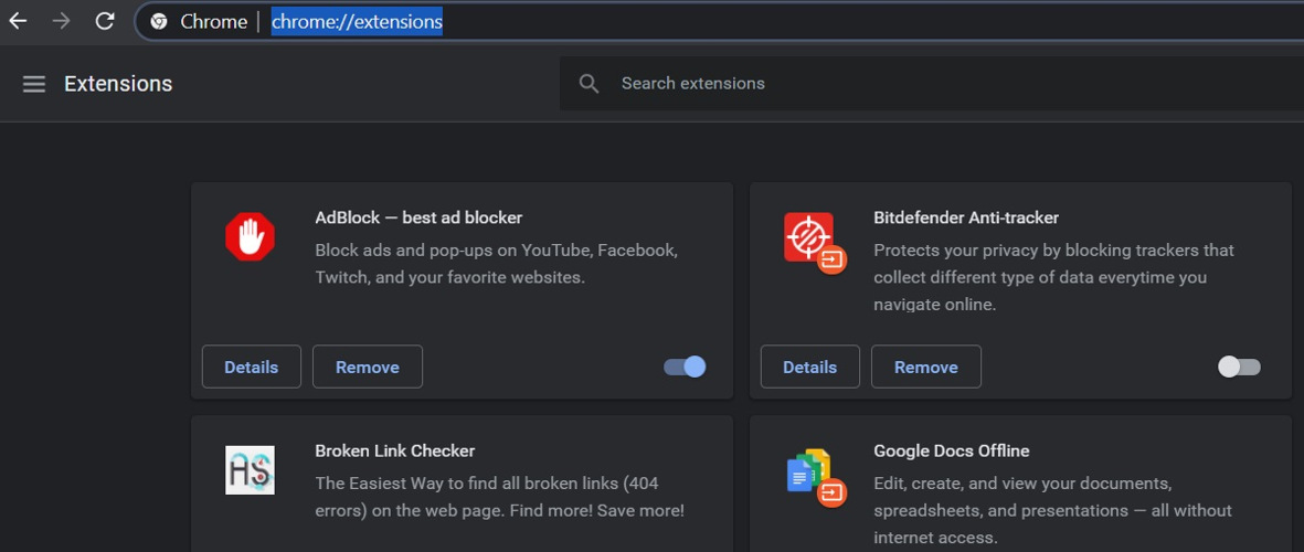 chrome extensions
