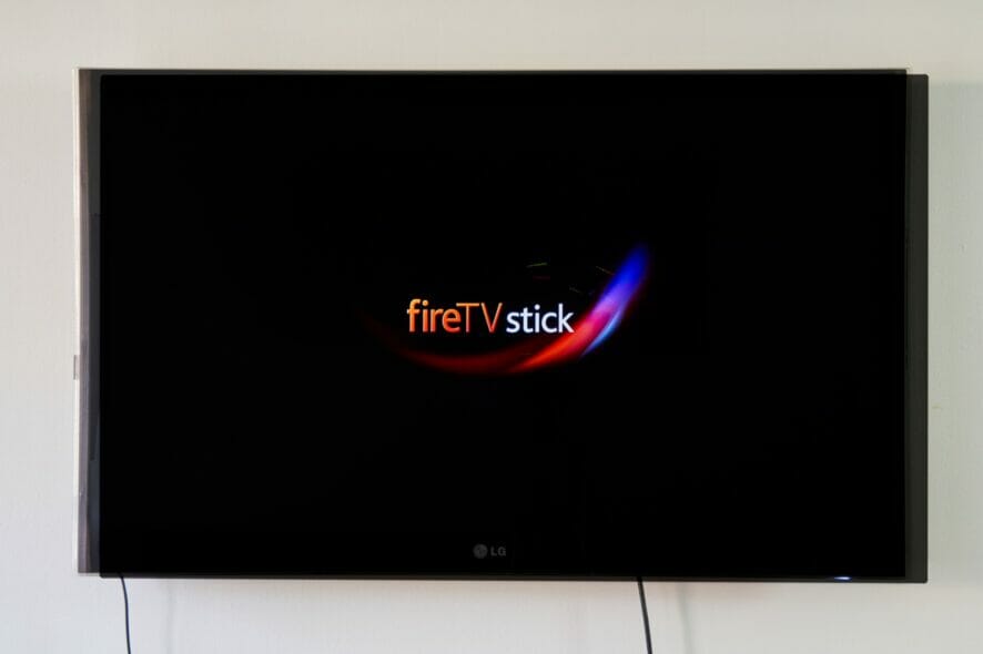 fire stick stuck on amazon logo