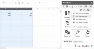 How to Swap Two Cells in Google Sheets