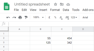 How to Swap Two Cells in Google Sheets