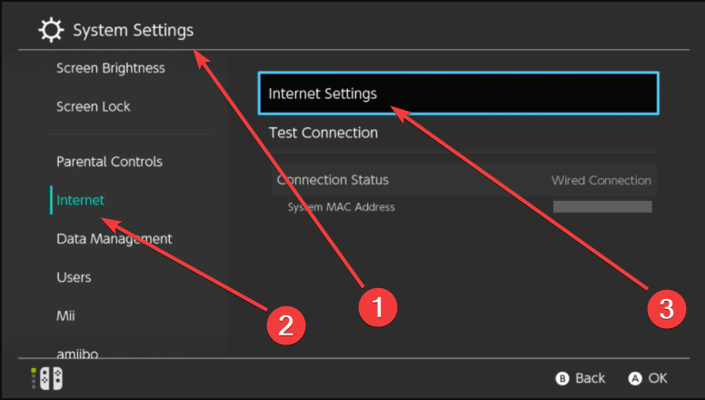 Nintendo Switch Settings