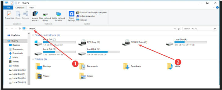 DVD Writer drive