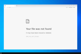 We Fixed Err_File_Not_Found Error [Moved, Edited, or Deleted]