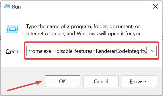 run command