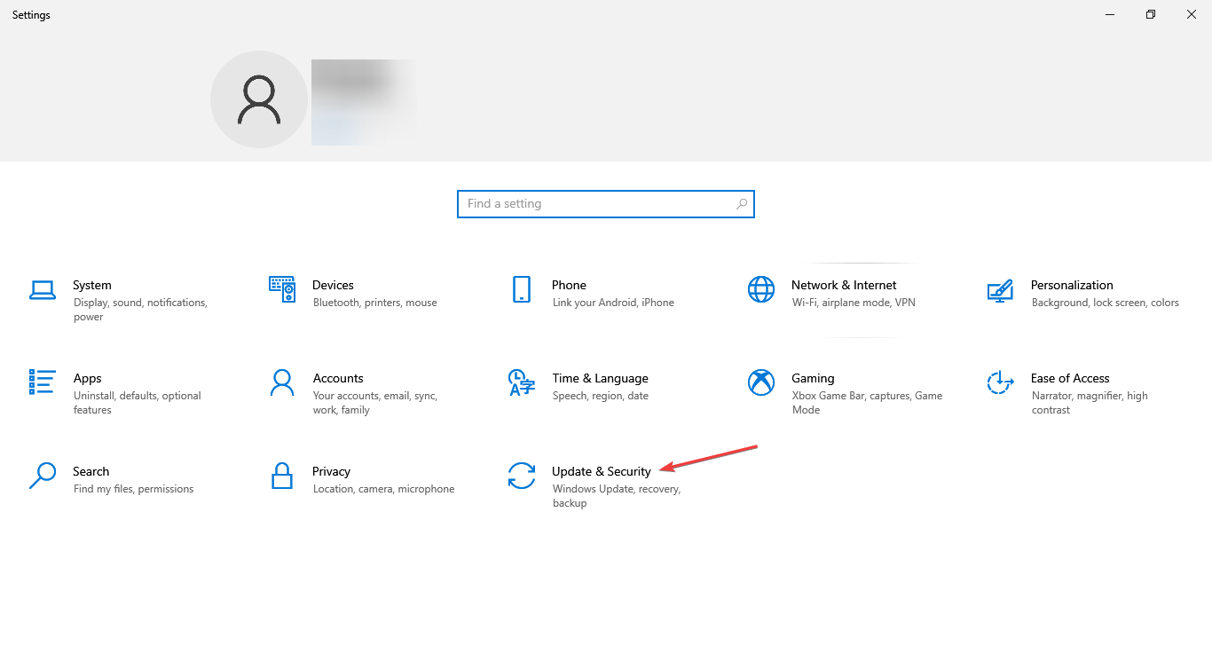 update & security