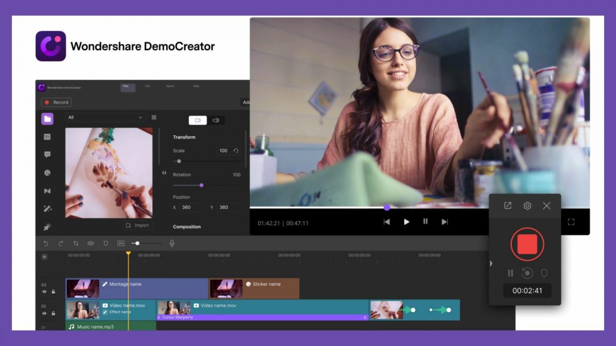 Live Stream a Presentation - DemoCreator Features