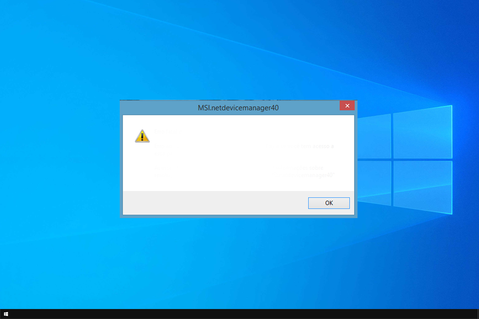 Fix: MSI.netdevicemanager40 Fatal Error