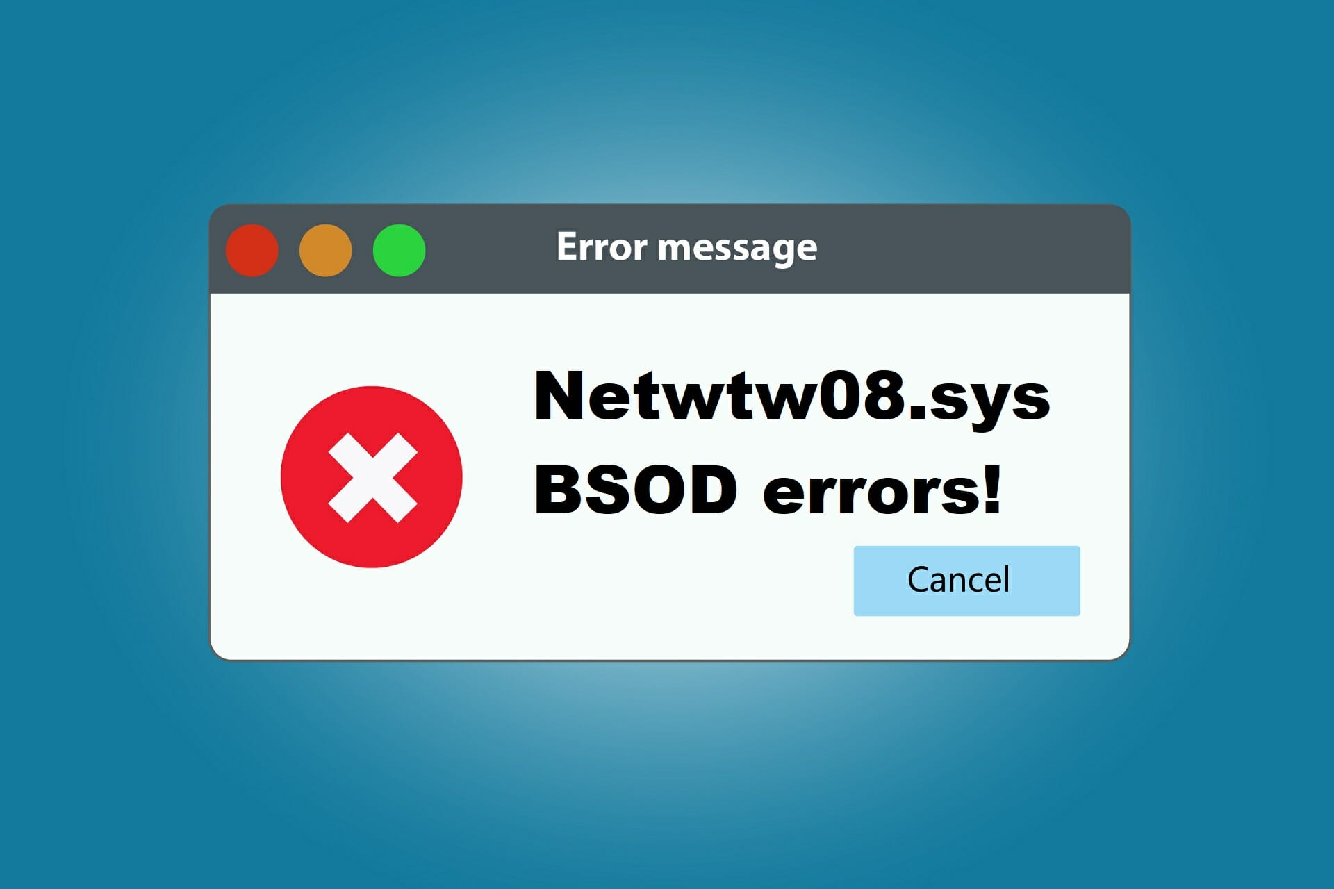 Netwtw08.sys Blue Screen Error: 6 Solutions That can Help