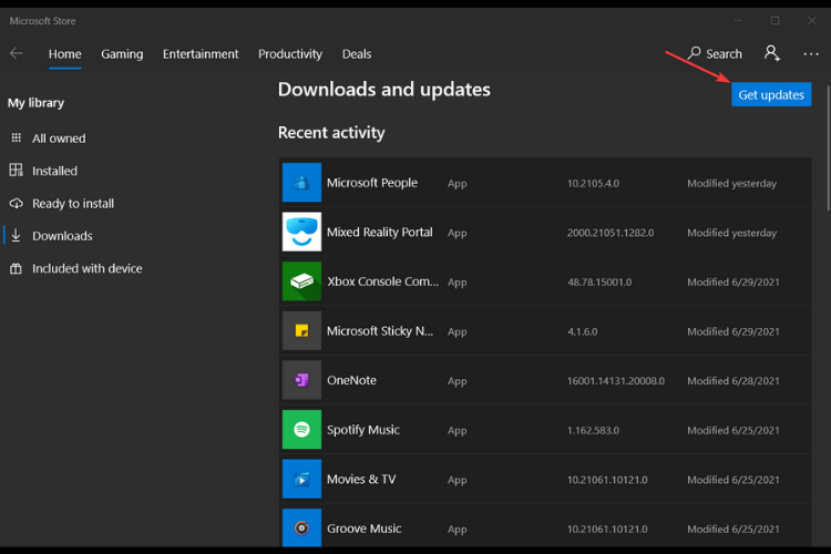 Get updates