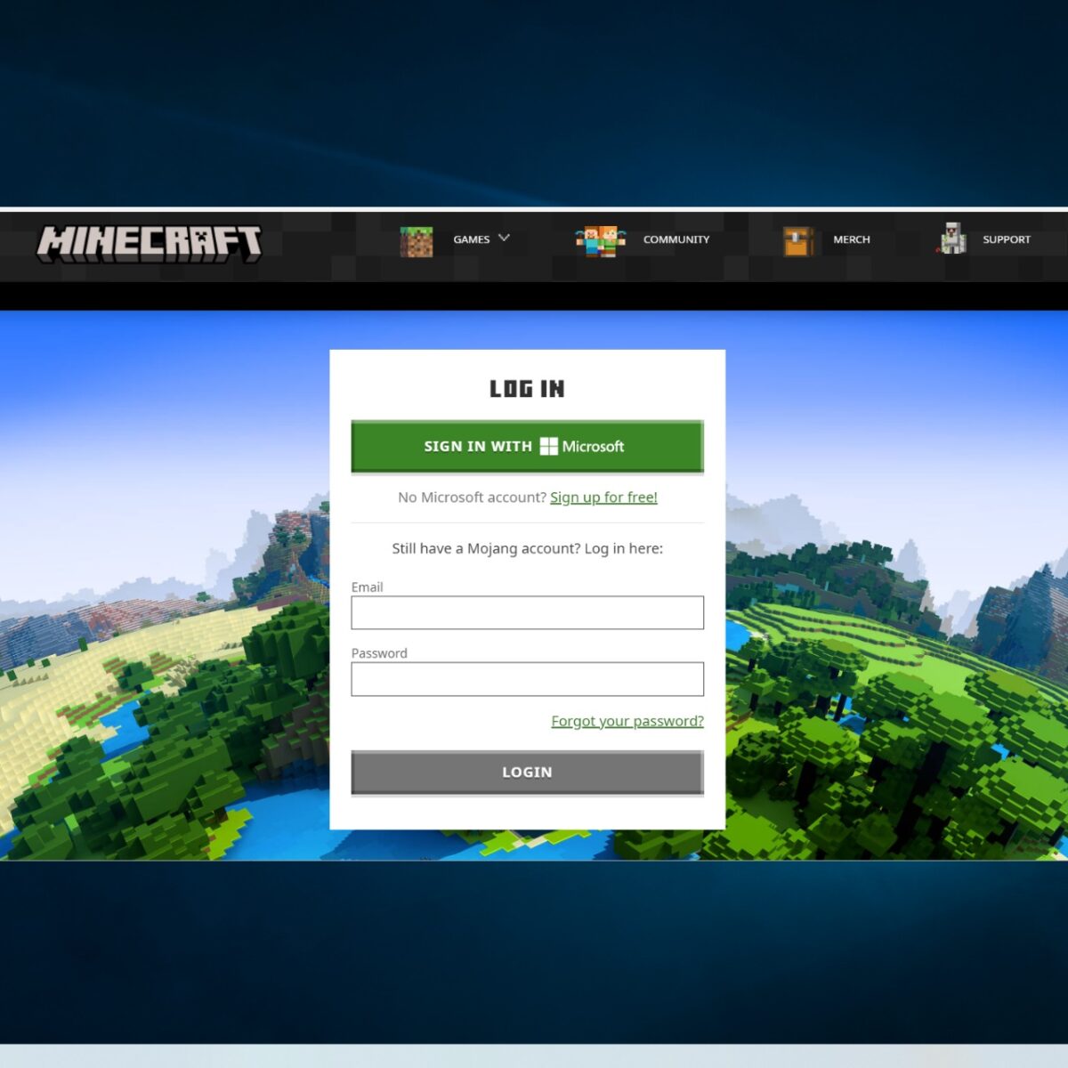 HOW TO RECOVER AND RESET YOUR MINECRAFT ACCOUNT PASSWORD 