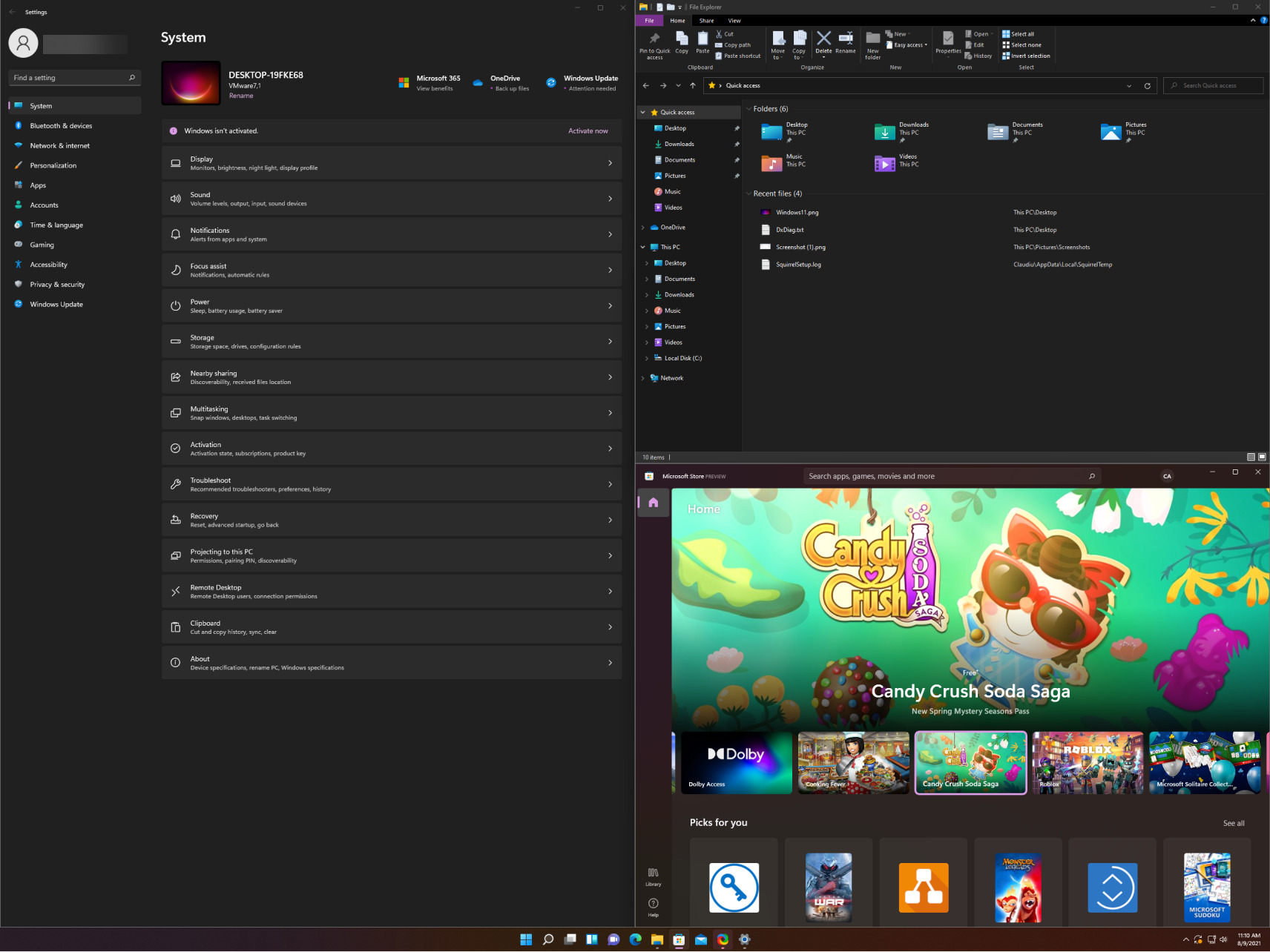 new desktop example