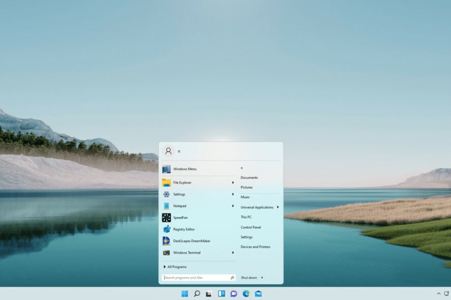 Start11 brings back the classic start menu in Windows 11