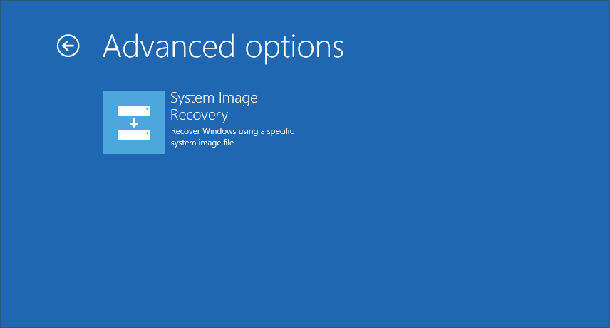 system image recovery windows 11