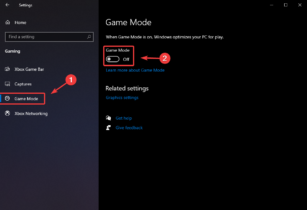 Disable Game Log How to disable Windows Game Mode