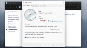 Change Date and Time Format in Windows 11